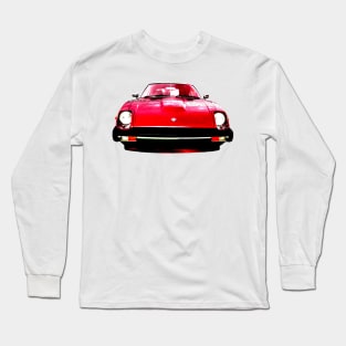 Datsun 280ZX classic car bold red Long Sleeve T-Shirt